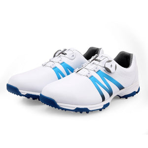 2019 Golf Shoes MenRotating Knobs Buckle Golf Sneakers Breathable Golf Shoes Waterproof Sports Sneakers Mens Training Sneakers
