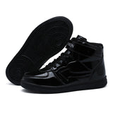 Classic Solid White Children Sport Shoes For Kids Boys Girls High Cut Fashion Non-Slip Sneakers Baby Boys Girls Shoes Size 31-38