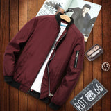 2019 new jacket loose men's bomber jacket men's casual hip hop baseball collar print fashion jacket smooth jacket streetwear
