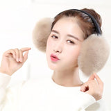 Fashion Adult Winter Earmuffs Women Men Lovers Ear Warmer Plush Plain Teenage Student Mother Girl Ear Muffs Earflap Earmuffs