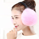 Fashion Adult Winter Earmuffs Women Men Lovers Ear Warmer Plush Plain Teenage Student Mother Girl Ear Muffs Earflap Earmuffs