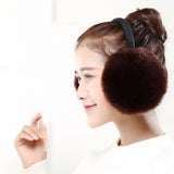 Fashion Adult Winter Earmuffs Women Men Lovers Ear Warmer Plush Plain Teenage Student Mother Girl Ear Muffs Earflap Earmuffs