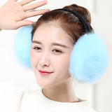 Fashion Adult Winter Earmuffs Women Men Lovers Ear Warmer Plush Plain Teenage Student Mother Girl Ear Muffs Earflap Earmuffs
