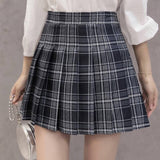 XS-3XL Women Skirt Preppy Style High Waist Chic Stitching Skirts Summer Student Pleated Skirt Women Cute Sweet Girls Dance Skirt