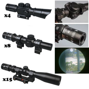 Unique Design Portable Clear x4 x8 x15 Distance Aiming Telescope Magnifier Home Outdoors camping equipment practical binoculars