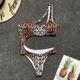 leopard swimwear women swimsuit brazilian thong bikini 2019 bathing suit women high waist bikinis push up swimming suit biquini