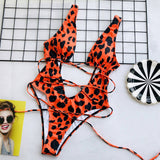 leopard swimwear women swimsuit brazilian thong bikini 2019 bathing suit women high waist bikinis push up swimming suit biquini