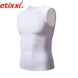 ETIXXL Mens Quick Dry Mesh Cycling Vest Summer Sleeveless Vest Breathable Riding Areo Gilet Sports Undershirt for Walking Vests