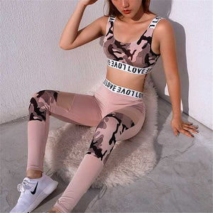 Female Sport Suit Women Fitness Clothing Sport Wear Yoga Set Gym Jogging Suits Sportswear Running Leggings Women Set