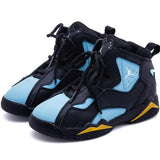 New Autumn Kids High Sport Sneakers Children Mesh Shoes Baby Girls Casual Sneakers Boys Soft Brand Shoes Black Sneakers Trainers