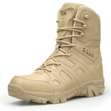 Military Outdoor Shoes High Special Forces Tactical Boots Non-slip Wear-resistant Shock Absorber Puncture Boots Men Hiking Shoes