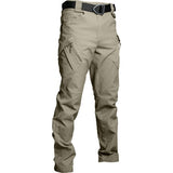 Tactical Pants Men Plus Size Stretch Flexible Cotton Trousers Many Pocket Zip Military Style Camouflage Black Men's Cargo Pants