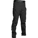 Tactical Pants Men Plus Size Stretch Flexible Cotton Trousers Many Pocket Zip Military Style Camouflage Black Men's Cargo Pants