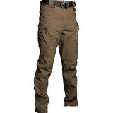 Tactical Pants Men Plus Size Stretch Flexible Cotton Trousers Many Pocket Zip Military Style Camouflage Black Men's Cargo Pants