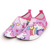 Unicorn Kids Slippers Pantufa Infantil Quick Drying Kids Water Shoes Footwear Barefoot Aqua Socks For Beach Swimming Pool