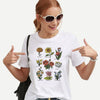 Flower Print T Shirt Women Short Sleeve O Neck Loose Tshirt 2019 Summer Fashion Women Tee Shirt Tops