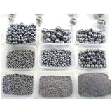 1000pcs/1kg 0.8 1 1.2 1.588 1.5 2 2.381 2.5 2.778 3 3.175 3.5 3.969 4 mm GCR15 Steel balls bearing ball slingshot ammo hunting
