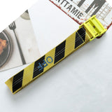 Off white Belt 100-200cm Street Style Canvas Men's Belt Industrial Letters Canvas Belts Women Men Punk Embroidery Waist Strap