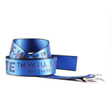 Off white Belt 100-200cm Street Style Canvas Men's Belt Industrial Letters Canvas Belts Women Men Punk Embroidery Waist Strap
