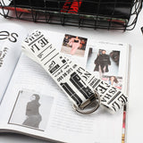 Canvas Belt Korean version fashion Lengthen Letter canva belt Literary style Unisex student Belt trend D Ring Double Buckle belt