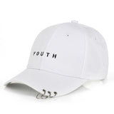 2019 Baseball Cap Casual Solid Adjustable Iron Ring Baseball Caps Cap Hats Fitted Casual Dad Hats