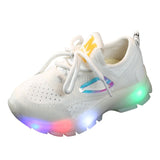 New Children Luminous Shoes Boys Girls Sport Running Shoes Baby Flashing Lights Fashion Sneakers Toddler Little Kid LED Sneakers
