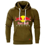 Men's RED and BULL Hoodie Outdoor Fitness Hoodies Leisure Sports Pullover Tops