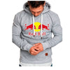 Men's RED and BULL Hoodie Outdoor Fitness Hoodies Leisure Sports Pullover Tops