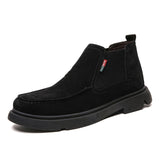 2019 Fashion Winter Snow Boots Warm Men Boots With Plush Casual Work Safety Shoes Comfortable Ankle boots 2019 Large Size 48