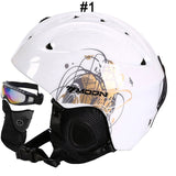 MOON Hot Sale Ski Helmet Integrally-molded Skiing Helmet For Adult and Kids Snow Helmet Safety Skateboard Ski Snowboard Helmet
