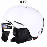 MOON Hot Sale Ski Helmet Integrally-molded Skiing Helmet For Adult and Kids Snow Helmet Safety Skateboard Ski Snowboard Helmet