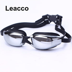 Waterproof Swim Glasses Eyewear Professional Electroplate  myopia Brand adult Men Women Anti Fog UV Protection Swimming Goggles