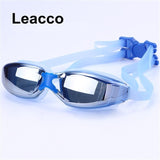 Waterproof Swim Glasses Eyewear Professional Electroplate  myopia Brand adult Men Women Anti Fog UV Protection Swimming Goggles