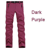 2017 Update Women Thick Warm Fleece Softshell Pants Fishing Camping Hiking Skiing Trousers Waterproof Windproof Drop Shipping