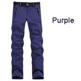 2017 Update Women Thick Warm Fleece Softshell Pants Fishing Camping Hiking Skiing Trousers Waterproof Windproof Drop Shipping