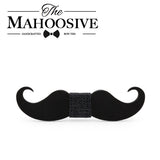 Mahoosive novelty neckties Handmade mustache Wooden bow tie men bowtie mens neck ties factory wholesale free shipping