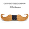 Mahoosive novelty neckties Handmade mustache Wooden bow tie men bowtie mens neck ties factory wholesale free shipping