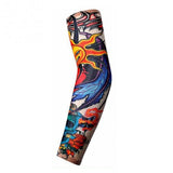 Anti-Sunshine Fashion Men and Women Tattoo Arm Leg Sleeves High Elastic Nylon Halloween Party Dance Party Tattoo Sleeve