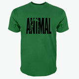 2018 hot ANIMAL T Shirt men cotton round collar muscle exercise fitness strong and handsome mens T-shirt trends cotton brand top