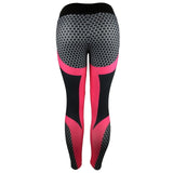 Vertvie Honeycomb Printed Yoga Pants Women Push Up Professional Running Fitness Gym Sport Leggings Tight Trouser Pencil Leggins
