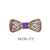 New design Cute Kids Boys Wood Bow Tie Children Butterfly Type Floral Bow ties Girl Boys Wooden Bow ties