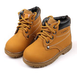 HaoChengJiaDe Autumn Winter Hot Sale Child Casual Cotton Boots Kids Non-slip Keep Warm Martin Snow Boots Boys Sneakers Baby Shoe
