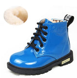 Girls Martin Boots Girls Boys Shoes 2018 Autumn PU Leather Children Boots Fashion Toddler Kids Boots Warm Winter Boots Boy