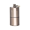 Mini Compact Kerosene Lighter Key Chain Capsule Gasoline Lighter Inflated Keychain Petrol Lighter Outdoor Tools
