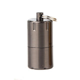 Mini Compact Kerosene Lighter Key Chain Capsule Gasoline Lighter Inflated Keychain Petrol Lighter Outdoor Tools