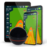 Erchang Fish Finder Portable Wireless Sonar 48M/160ft Depth Lake Fish Detect Professional Fish Finder With Attracting Fish lamp