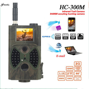 Skatolly HC300M Hunting Camera GSM 12MP 1080P Photo Traps Night Vision Wildlife infrared Hunting Trail Cameras hunt Chasse scout