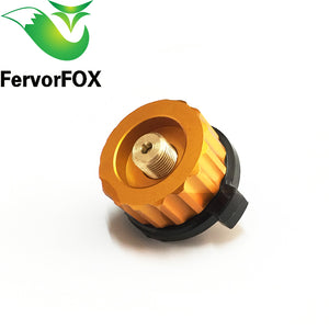 Outdoor Camping Hiking Stove Burner Adaptor Split Type Furnace Converter Connector Auto-off Gas Cartridge Tank cylinder Adapter