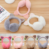 Brand New 2018 Fashion Women Girl Fur Winter Ear Warmer Earmuffs Cat Ear Muffs Earlap Glitter Sequin Earmuffs Headband Newest