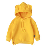 MUQGEW Winter Toddler Baby Kids Boy Girl Hooded Cartoon 3D Ear Hoodie Sweatshirt Tops Clothes roupa infantil